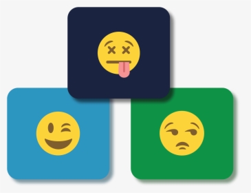 Emoji Vibes"  Title="square Labels - Smiley, HD Png Download, Free Download