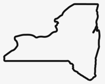 New York State Outline Png - Outline State Of New York, Transparent Png, Free Download