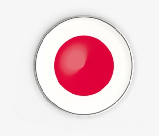 Round Button With Metal Frame - Circle, HD Png Download, Free Download