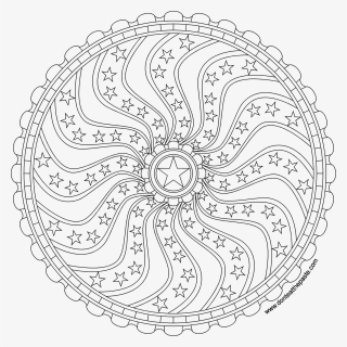 Transparent Adult Coloring Pages Png - Rainbow Mandala Coloring Pages, Png Download, Free Download
