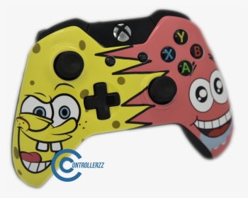 Transparent Cartoon Controller Png - Spongebob And Patrick Xbox Controller, Png Download, Free Download
