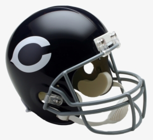 Chicago Bears Vsr4 Replica Throwback Helmet - Steelers Football Helmet, HD Png Download, Free Download
