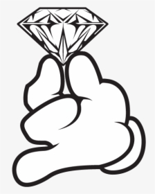 Collection Of Free Diamonds Vector Cartoon Download - Cartoon Gloved Hand Png, Transparent Png, Free Download