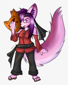 Foxes Wear Masks Too - Cartoon, HD Png Download, Free Download