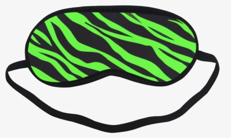 Clipart Sleeping Mask Png Transparent Png , Png Download - Blue Green Zebra Stripes, Png Download, Free Download