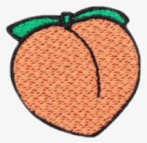 #peach #peachy #peachaesthetic #aesthetic #tumblr #pink - Peach Iron On Patch, HD Png Download, Free Download