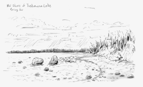 Drawn Mountain Alaska - Sketch, HD Png Download, Free Download