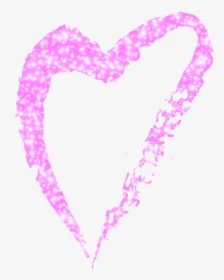 Transparent Sparkle Heart Png - Heart Pink Glitter Transparent, Png Download, Free Download