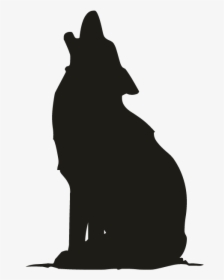 Howling Wolf Silhouette, HD Png Download, Free Download