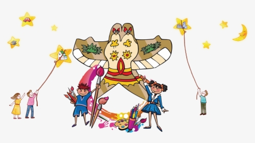 Transparent Kites Clipart - Creativité Enfant, HD Png Download, Free Download