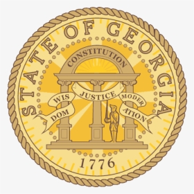 Georgia State Seal Vector - State Of Georgia Seal, HD Png Download, Free Download