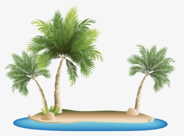 Palm Islands Tropical Resort - Palm Tree Island Png, Transparent Png, Free Download