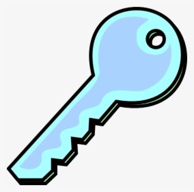 Grey Blue Key Svg Clip Arts - Key Clip Art, HD Png Download, Free Download