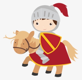 Kids Knight Png , Transparent Cartoons - Knight And Princess Clipart, Png Download, Free Download