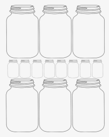 Mason Jar Clipart Transparent - Mason Jar, HD Png Download, Free Download