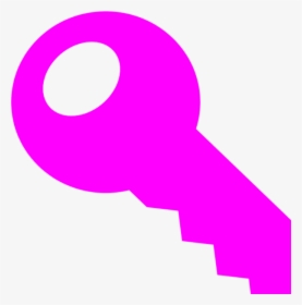 Pink Key Cliparts - Pink Key Clipart, HD Png Download, Free Download