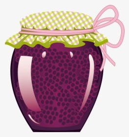 Jar Clipart Jam Jar - Frascos De Mermelada Dibujos, HD Png Download, Free Download