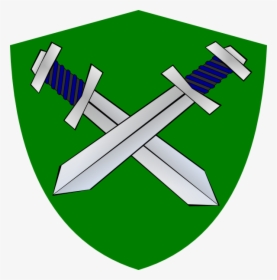 Shield Sword Clipart - Knight Shield Clipart Green, HD Png Download, Free Download