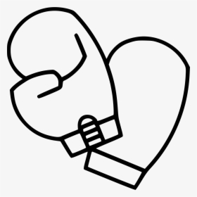 Boxing Gloves - Boxing Gloves Coloring Page, HD Png Download, Free Download