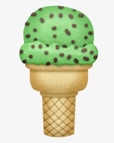 Mint Chip Ice Cream Clipart, HD Png Download, Free Download