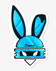 Danucd Bunny Logo Sticker Sticker By Danucd Design - Bunny Logo, HD Png Download, Free Download