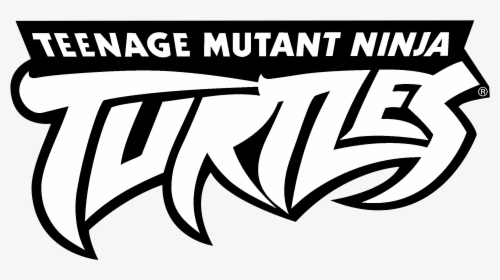 Turtles Ninja Logo Black And White - Teenage Mutant Ninja Turtles Stencil, HD Png Download, Free Download