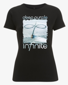 Deep Purple Black Ladies T-shirt - Deep Purple Infinite Tričko, HD Png Download, Free Download