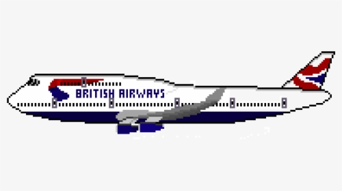 Transparent British Airways Logo Png - British Airways Pixel Art, Png Download, Free Download