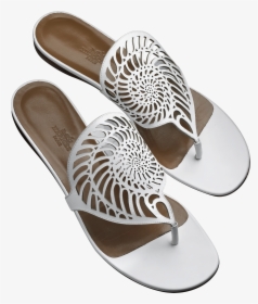 Hermès Kaki Sandals In Calfskin, £510"  Itemprop="contenturl"  - Flip-flops, HD Png Download, Free Download