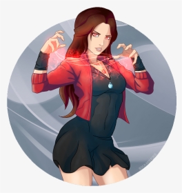 Transparent Scarlet Witch Png - Scarlet Witch Age Of Ultron Cartoon, Png Download, Free Download