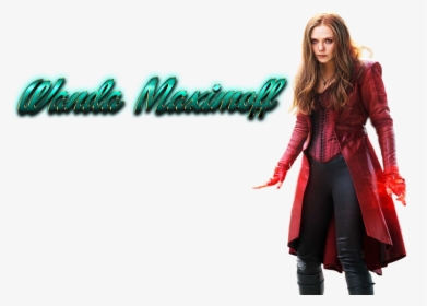 Wanda Maximoff Free Desktop Background - Scarlet Witch And Captain Marvel, HD Png Download, Free Download