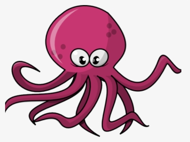 Squid Clipart Animated - Octopus Clipart Png, Transparent Png, Free Download