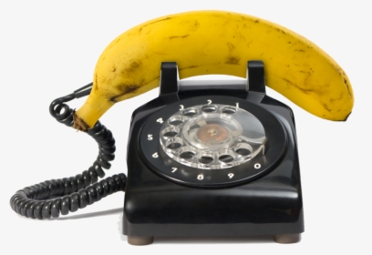 Bigstock Banana 7699599 - Banana On Phone, HD Png Download, Free Download