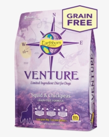 Squid & Chickpeas Bag - Earthborn Venture Dog Food, HD Png Download, Free Download
