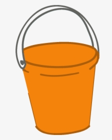 - Orange Beach Bucket Clipart - Orange Bucket Clipart, HD Png Download, Free Download