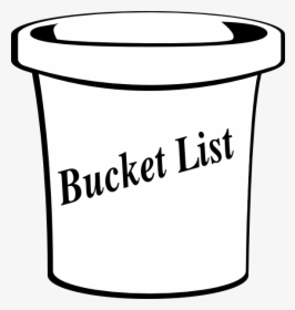 List Clip Art - Bucket List Clipart Black And White, HD Png Download, Free Download