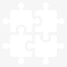 White Puzzle Piece Png -icon Puzzle White - Icon, Transparent Png, Free Download