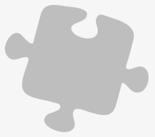 Gray Puzzle Piece Png, Transparent Png, Free Download