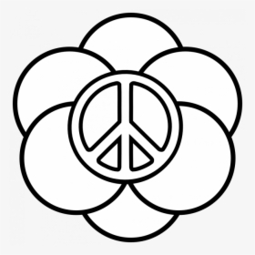 Easy Peace Sign Drawings, HD Png Download, Free Download