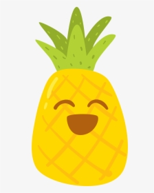Hand Drawn Cartoon Cute Pineapple Decoration Vector - 卡通 手繪 鳳梨, HD Png Download, Free Download