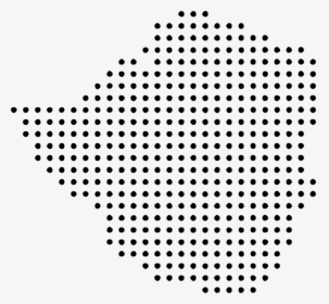 Zimbabwe African Nation - Halftone Circle Red, HD Png Download, Free Download