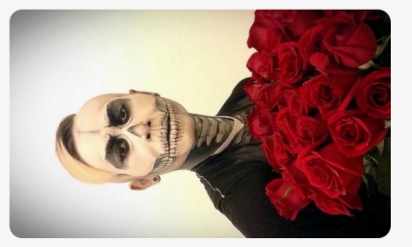 Skull Tux And Roses Photograph Doormat 30"x18" - Garden Roses, HD Png Download, Free Download