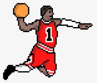 Basketball Player Pixel Art, HD Png Download, Free Download