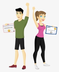 Transparent Fitness Couple Png - Personal Trainer Png, Png Download, Free Download