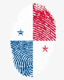 Transparent Bandera De Ecuador Png - Panama Flag Fingerprint, Png Download, Free Download