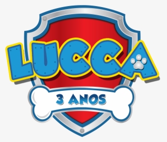 Patrulha Canina Lucca 3 Anos Png - Paw Patrol Logo Stickers, Transparent Png, Free Download