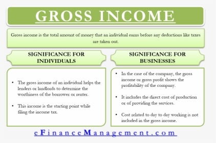 Gross Income, HD Png Download, Free Download