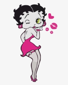 Betty Boop Kisses Vector, HD Png Download, Free Download