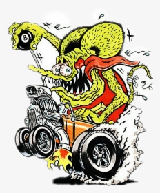 Hotrod Sticker - Ed Roth Cars Art, HD Png Download, Free Download