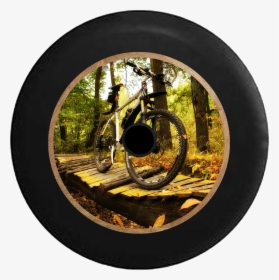 Jeep Wrangler Jl Backup Camera Mountain Bike On Log - Best Mountain Bike, HD Png Download, Free Download